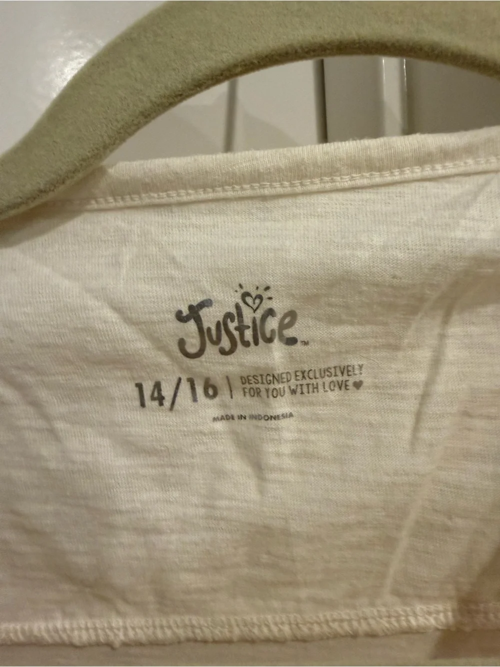 Justice Cream Graphic Logo Tee